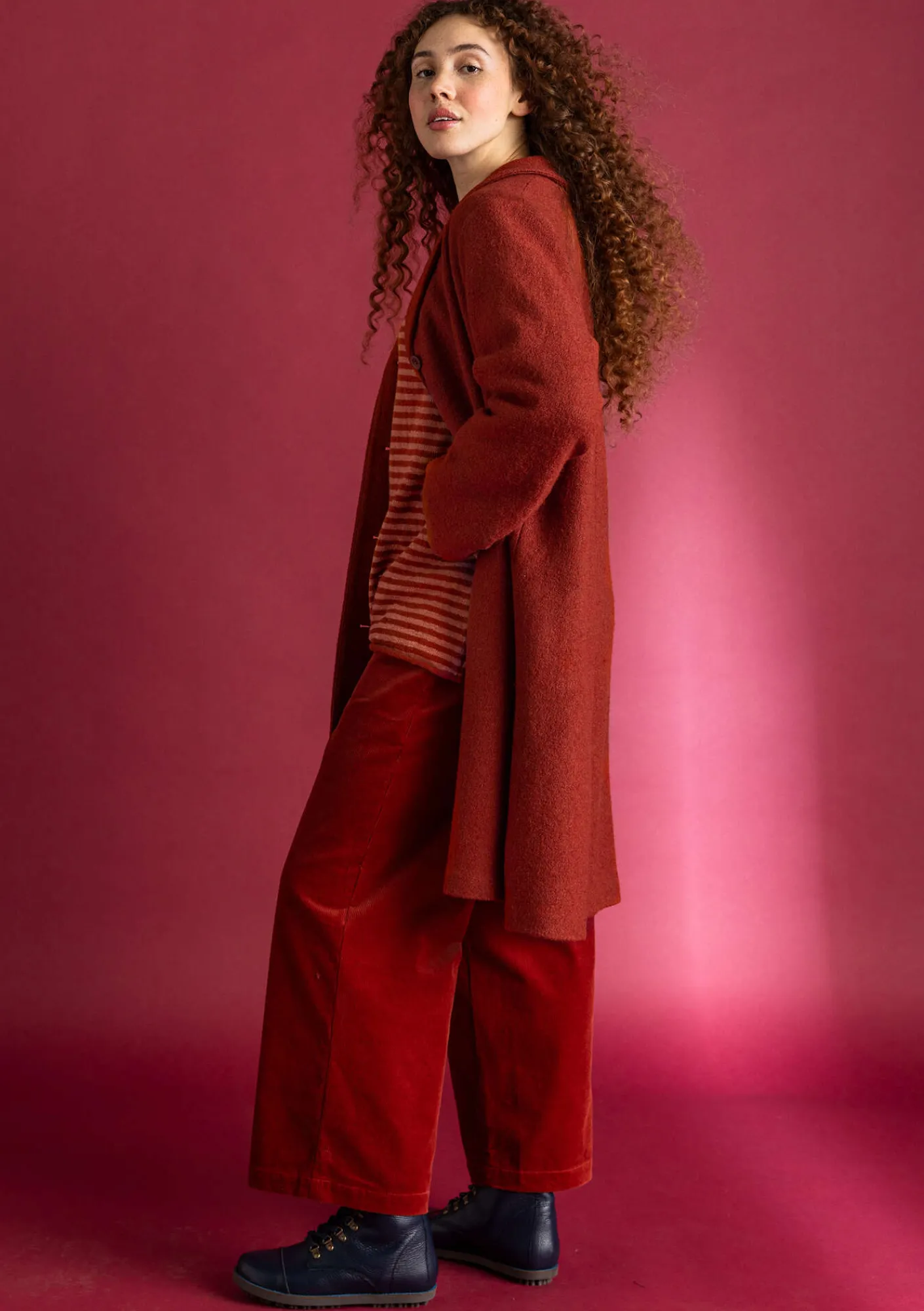 Gudrun Sjödén Hosen>Cordhose aus Bio-Baumwolle/Elasthan Rost