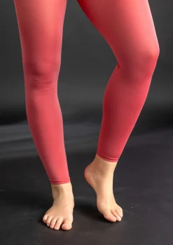 Gudrun Sjödén Accessoires|Leggings>Einfarbige Leggings aus Recycling-Polyamid Koralle