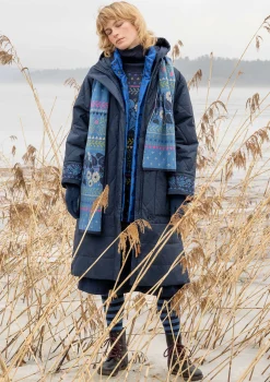 Gudrun Sjödén Jacken & Mäntel>Gewebter Steppmantel „Svalbard“ Tinte