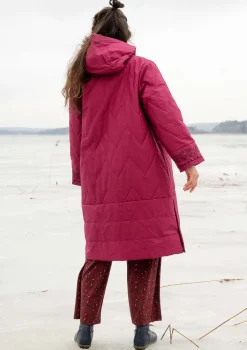 Gudrun Sjödén Jacken & Mäntel>Gewebter Steppmantel „Svalbard“ Purpur