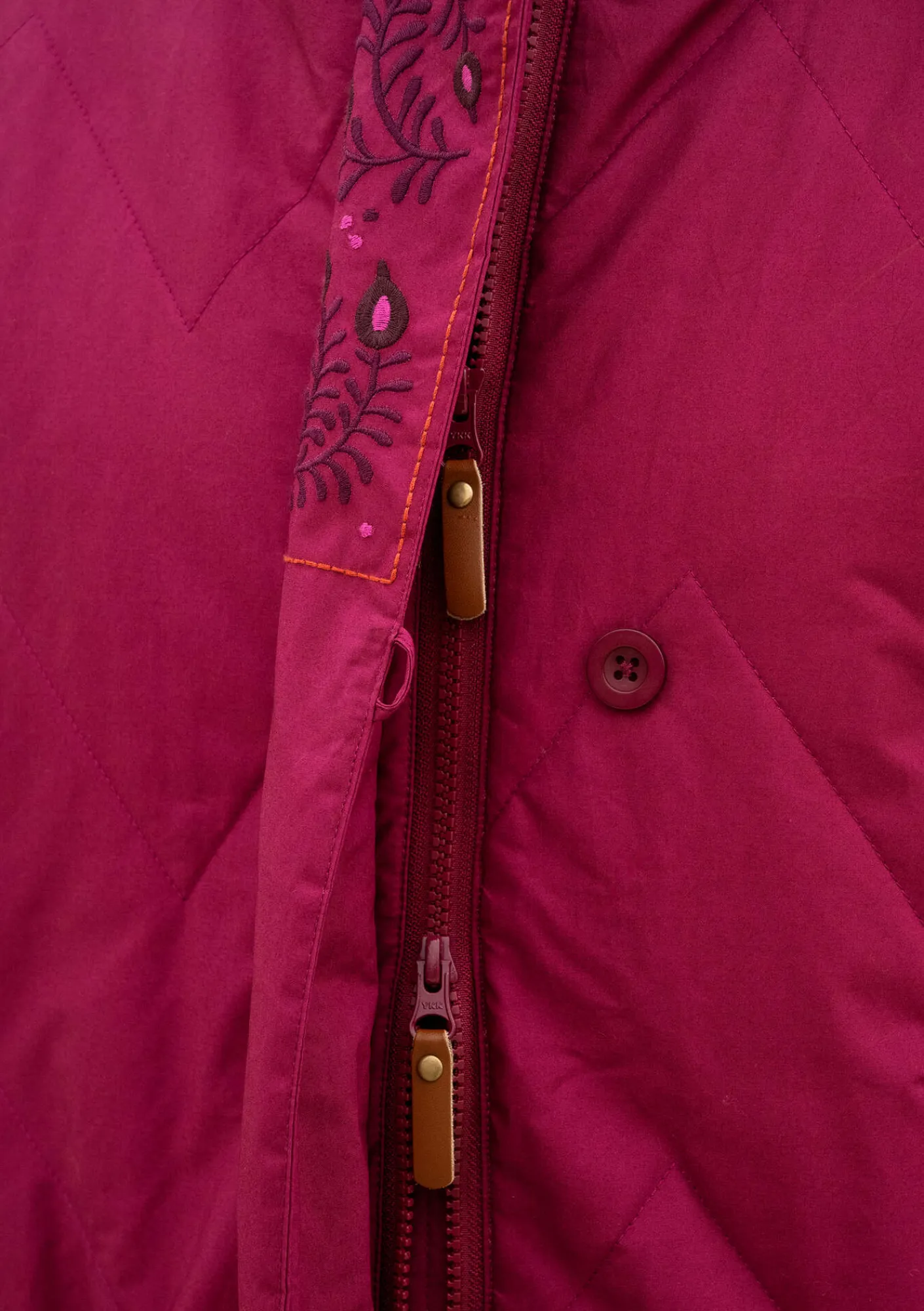 Gudrun Sjödén Jacken & Mäntel>Gewebter Steppmantel „Svalbard“ Purpur