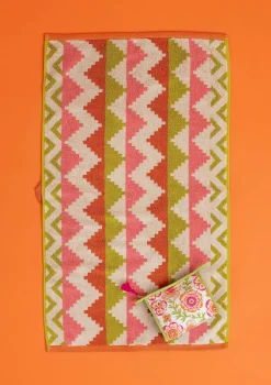 Gudrun Sjödén Frottee|Bad-Accessoires>Handtuch „Peaks“ aus Bio-Baumwolle Vogelbeere