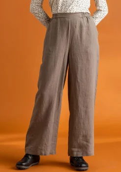 Gudrun Sjödén Hosen>Hose „Asta“ aus Leinengewebe Hellkartoffel