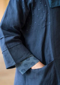 Gudrun Sjödén Jacken & Mäntel>Jacke „Andante“ aus Leinen Tinte