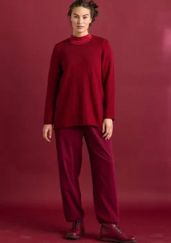 Gudrun Sjödén Hosen>Jerseyhose aus Bio-Baumwolle/Elasthan Purpur