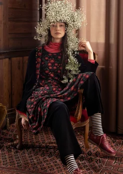 Gudrun Sjödén Kleider>Jerseykleid „Dagny“ aus Lyocell/Elasthan Schwarz