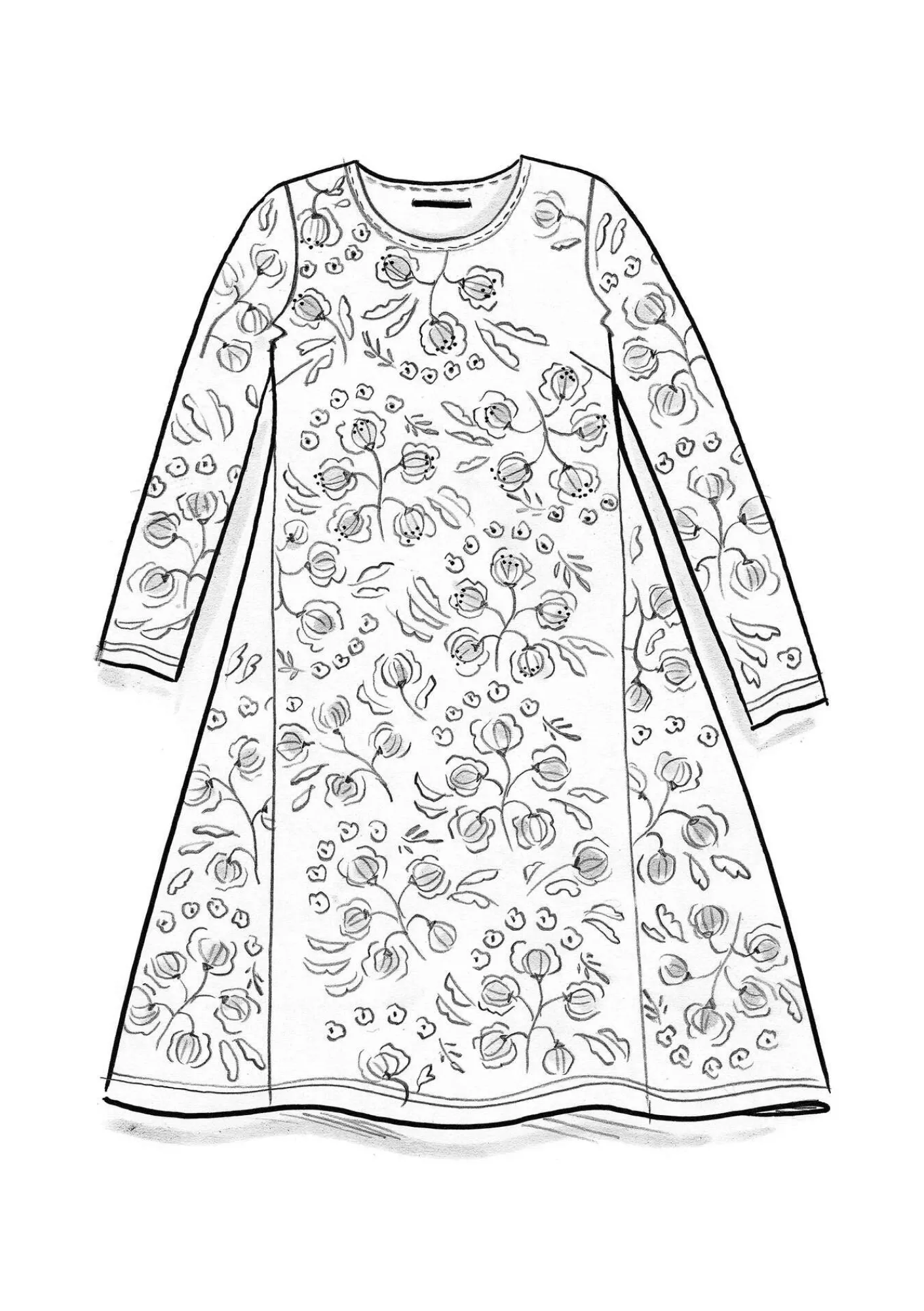 Gudrun Sjödén Kleider>Jerseykleid „Dagny“ aus Lyocell/Elasthan Schwarz