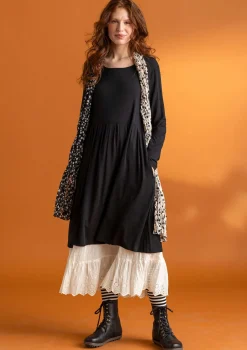 Gudrun Sjödén Kleider>Jerseykleid „Helga“ aus Lyocell/Elasthan Schwarz