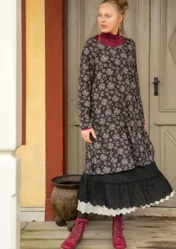 Gudrun Sjödén Kleider>Jerseykleid „Pelargon“ aus Lyocell/Elasthan Schwarz