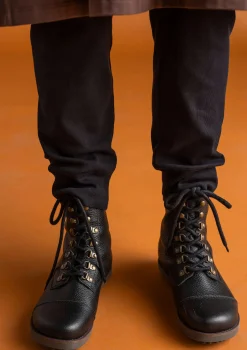 Gudrun Sjödén Leggings>Jerseyleggings aus Bio-Baumwollripp Schwarz