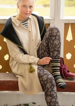 Gudrun Sjödén Leggings>Jerseyleggings „Pelargon“ aus Lyocell/Elasthan Schwarz