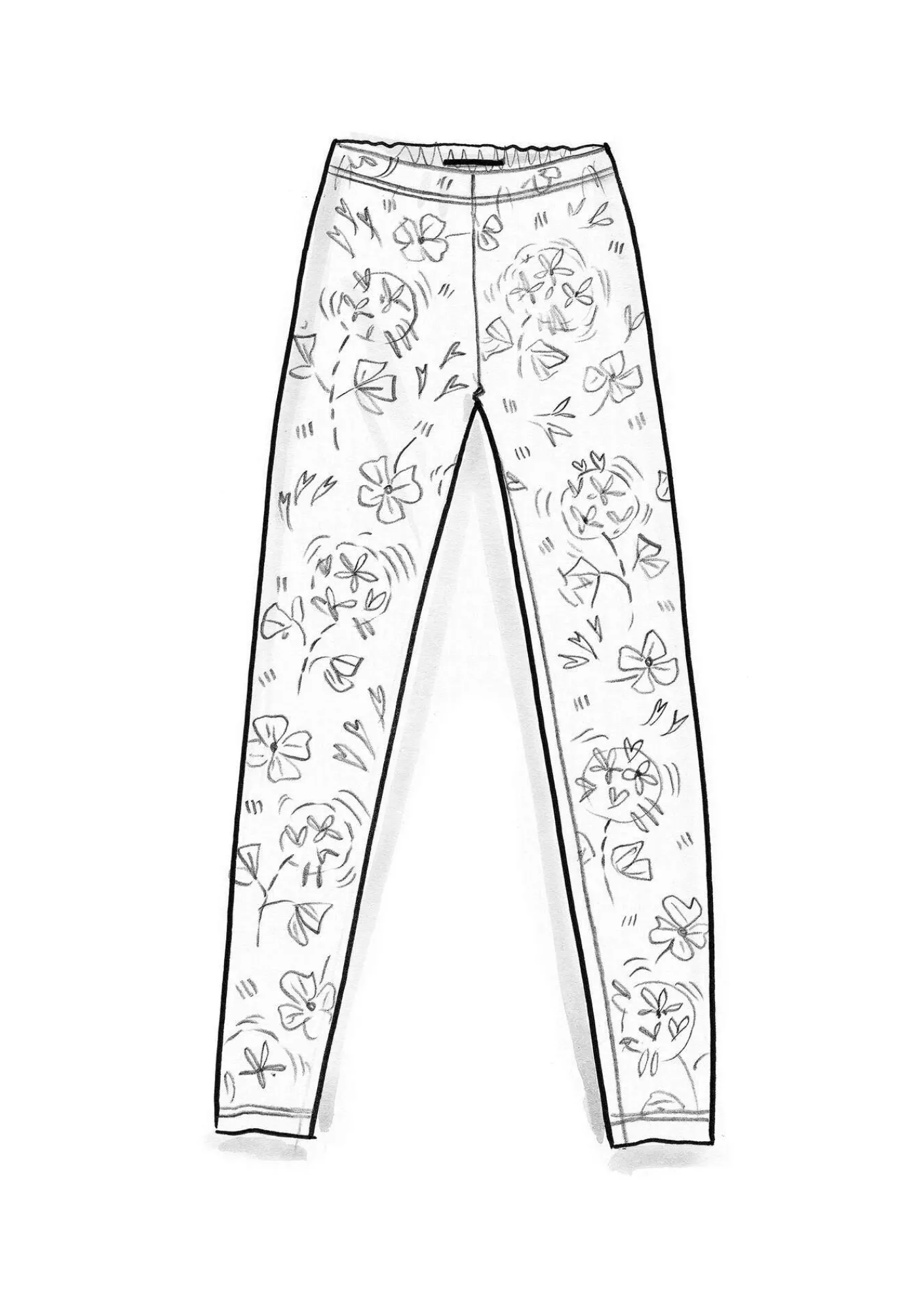 Gudrun Sjödén Leggings>Jerseyleggings „Pelargon“ aus Lyocell/Elasthan Schwarz