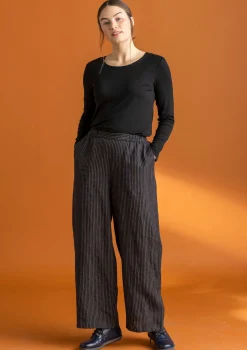 Gudrun Sjödén Pullover & Shirts>Jerseyshirt „Helga“ aus Lyocell/Elasthan Schwarz