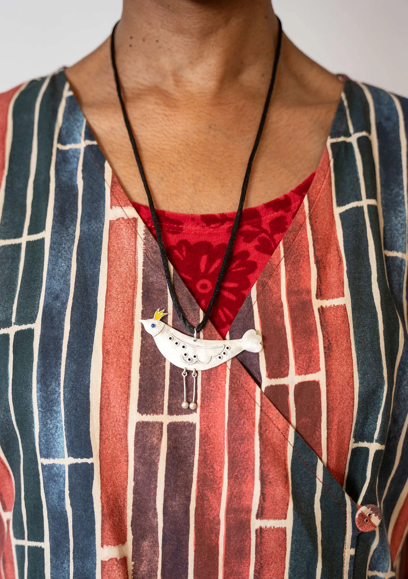 Gudrun Sjödén Accessoires|Schmuck>Kettenanhänger „Bird“ aus Silber