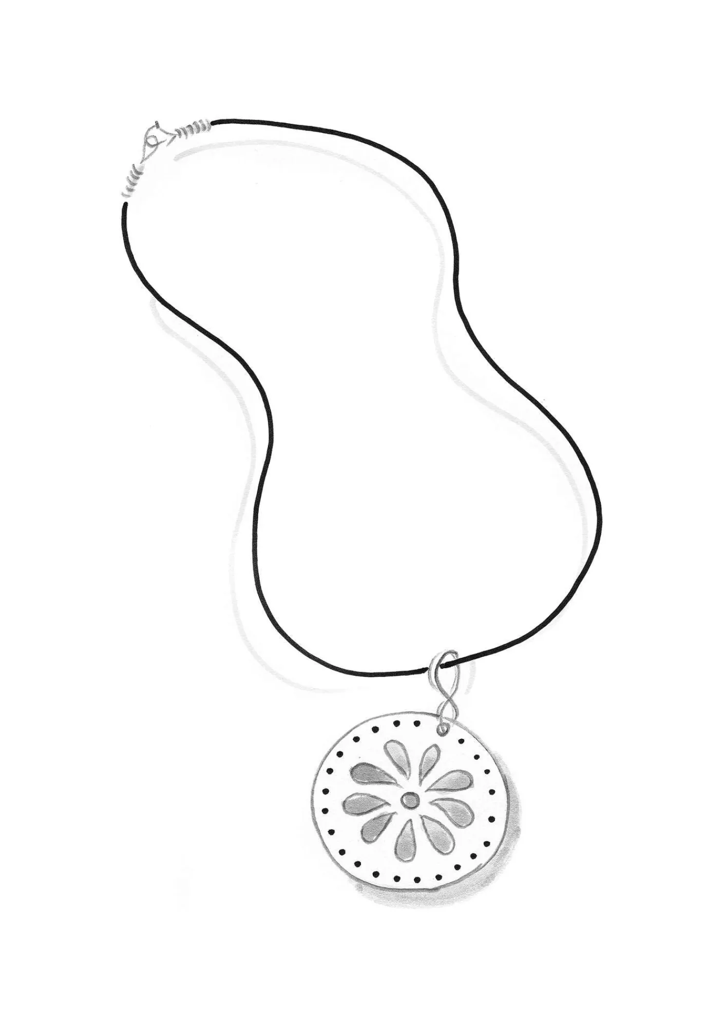 Gudrun Sjödén Schmuck>Kettenanhänger „Gunilla“ aus Silber