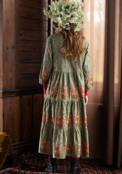 Gudrun Sjödén Kleider>Kleid „Asta“ aus Bio-Baumwollgewebe Hopper