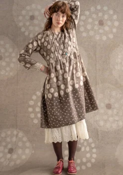 Gudrun Sjödén Kleider>Kleid „Clay“ aus Bio-Baumwollgewebe Kashish