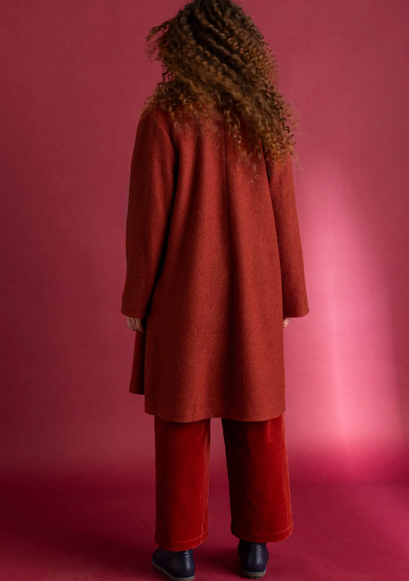 Gudrun Sjödén Jacken & Mäntel>Mantel aus Wollgemisch Rost