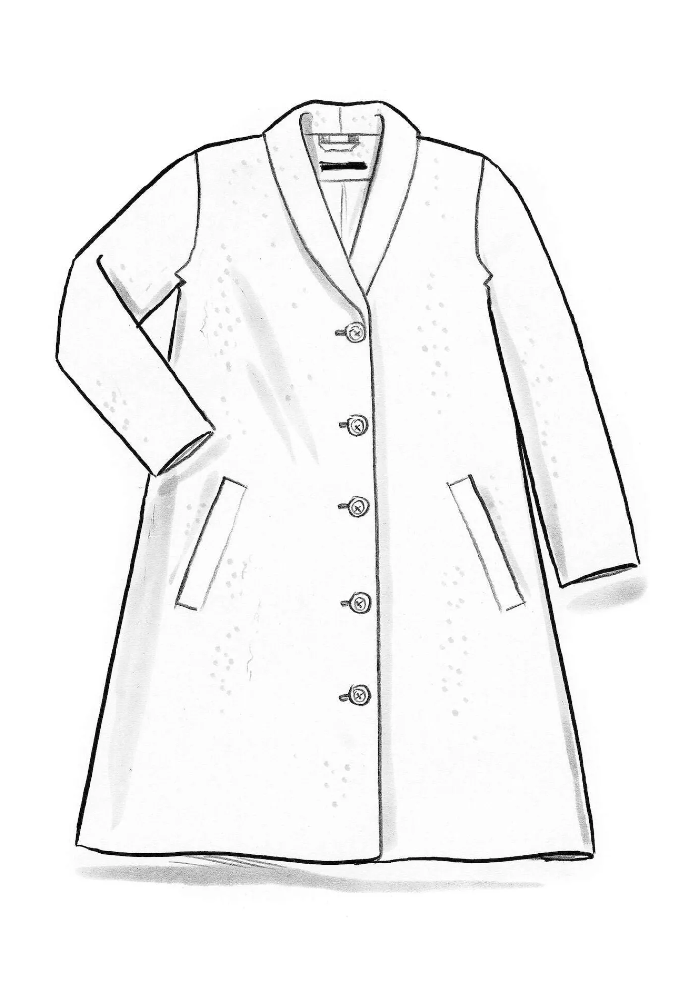 Gudrun Sjödén Jacken & Mäntel>Mantel aus Wollgemisch Rost