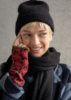 Gudrun Sjödén Accessoires>Mütze aus Alpakagemisch Schwarz