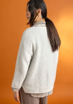 Gudrun Sjödén Pullover & Shirts>Pullover aus Alpakagemisch Feder-melange