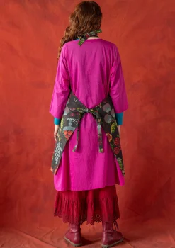 Gudrun Sjödén Küche & Esszimmer>Schürze „Fruits“ aus Bio-Baumwolle Dunkelaschgrau