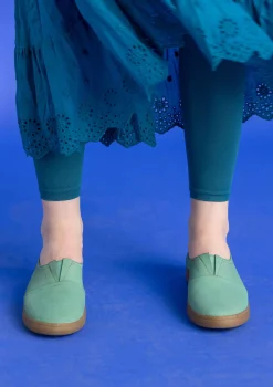 Gudrun Sjödén Schuhe>Schuhe aus Nubukleder Malachit