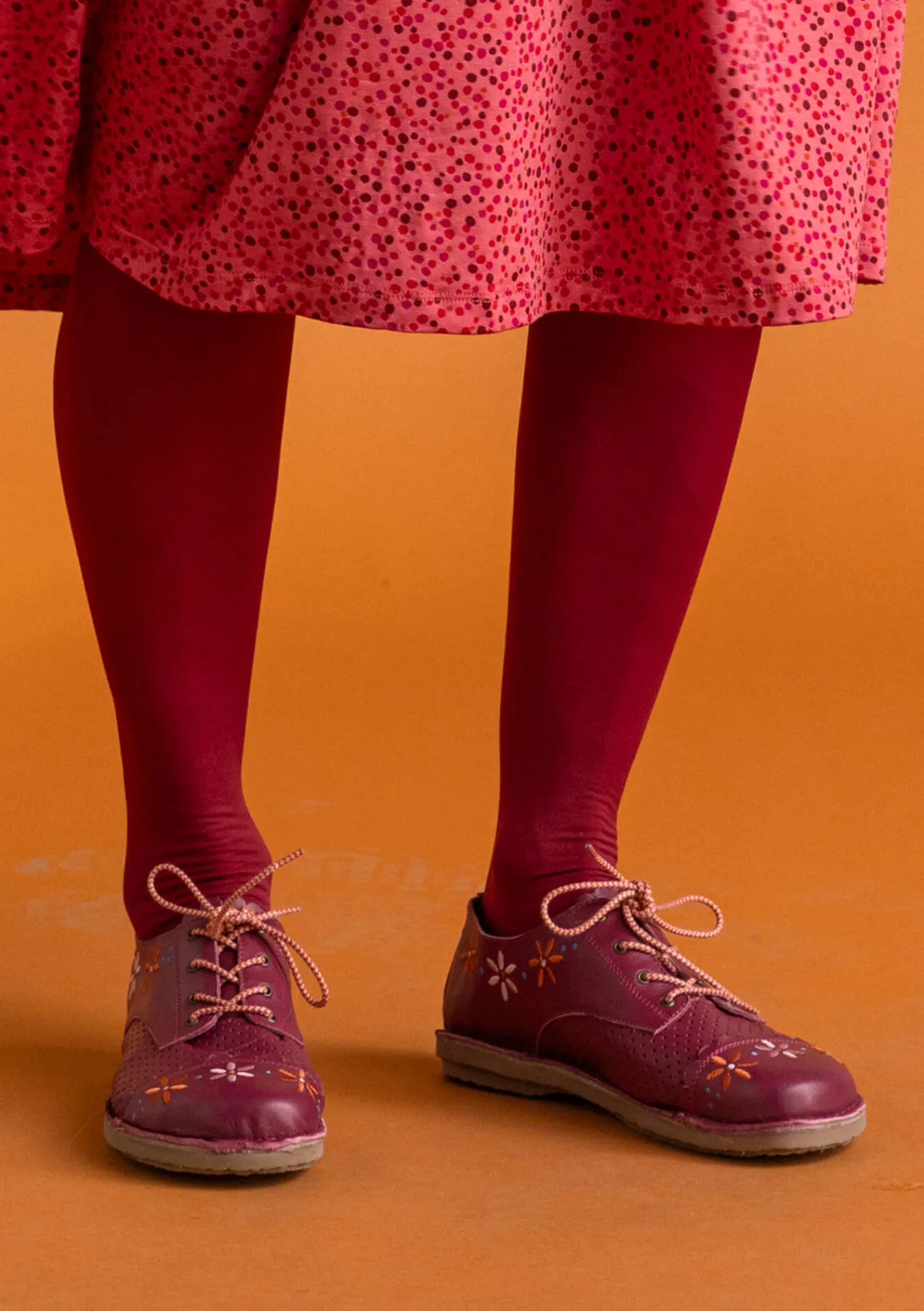 Gudrun Sjödén Schuhe>Schuhe „Freja“ aus Nappaleder Purpur