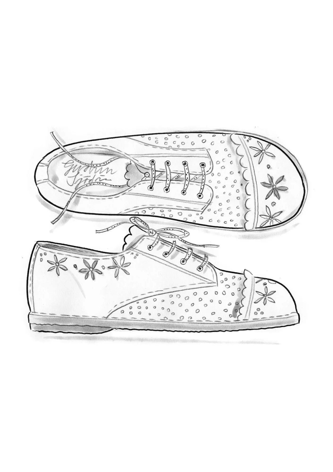 Gudrun Sjödén Schuhe>Schuhe „Freja“ aus Nappaleder Purpur