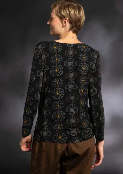 Gudrun Sjödén Pullover & Shirts>Shirt „Deco“ aus Micromodal/Elasthan Schwarz
