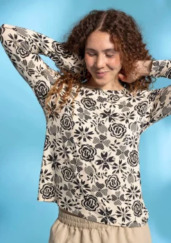 Gudrun Sjödén Pullover & Shirts>Shirt „Karin“ aus Micromodal/Elasthan Schwarz