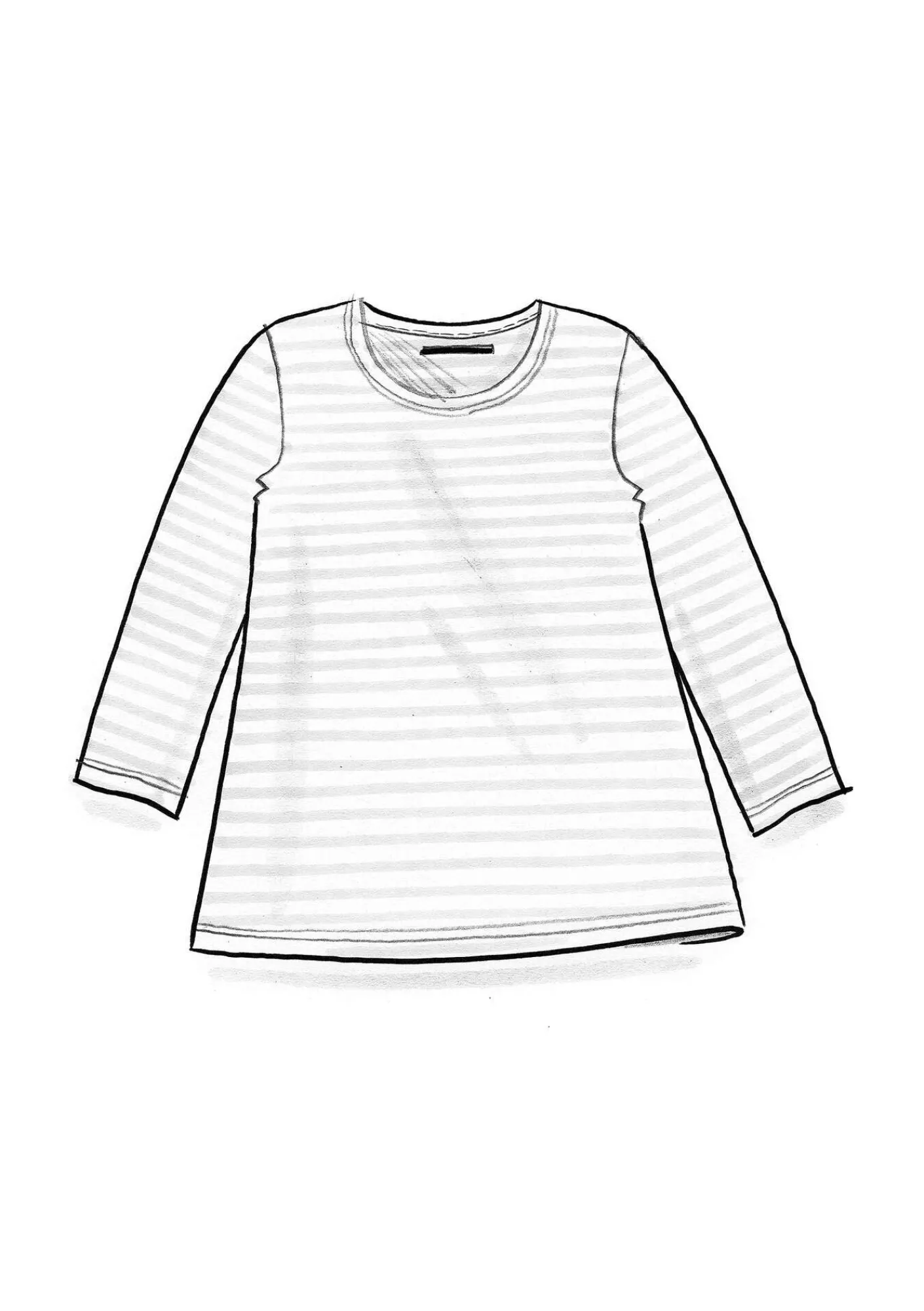 Gudrun Sjödén Pullover & Shirts>Shirt „Mika“ aus Bio-Baumwolle/Modal Lavarot-alpenveilchen