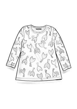 Gudrun Sjödén Pullover & Shirts>Shirt „Mika“ aus Bio-Baumwolle/Modal Schwarz