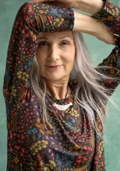 Gudrun Sjödén Pullover & Shirts>Shirt „Ylfa“ aus Lyocell/Elasthan Schwarz