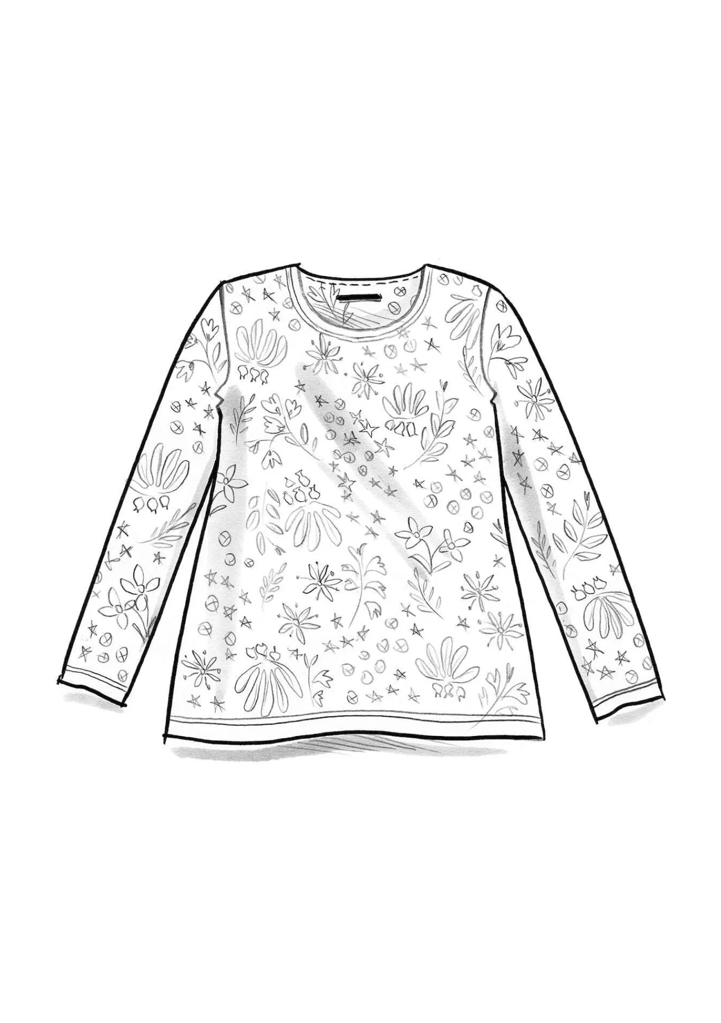 Gudrun Sjödén Pullover & Shirts>Shirt „Ylfa“ aus Lyocell/Elasthan Schwarz