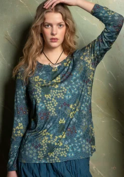 Gudrun Sjödén Pullover & Shirts>Shirt „Ylfa“ aus Lyocell/Elasthan Veronagrün