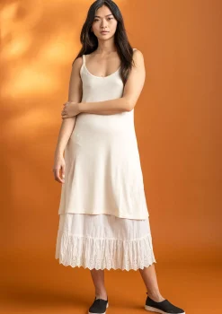 Gudrun Sjödén Kleider>Slipkleid aus Lyocell/Elasthan Feder