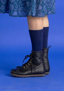 Gudrun Sjödén Schuhe>Stiefeletten aus Nappaleder Dunkelindigo