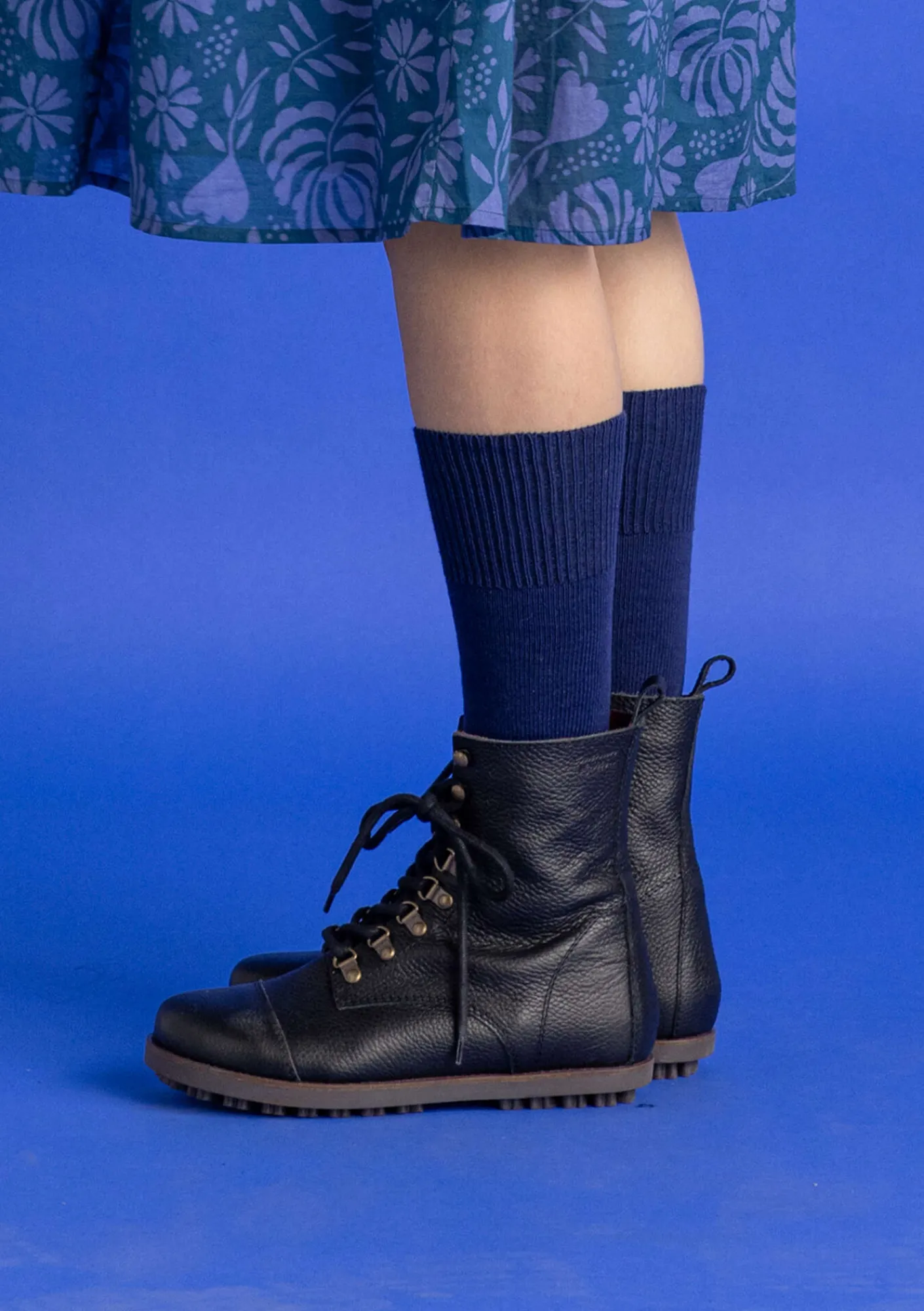 Gudrun Sjödén Schuhe>Stiefeletten aus Nappaleder Dunkelindigo