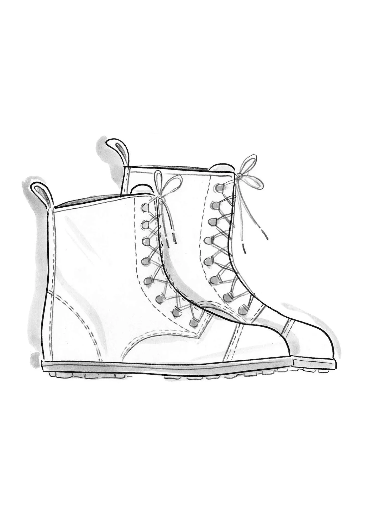 Gudrun Sjödén Schuhe>Stiefeletten aus Nappaleder Dunkelindigo