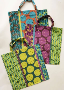 Gudrun Sjödén Taschen>Stofftasche Größe L, aus Bio-Baumwolle Multi