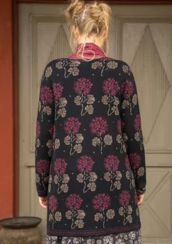Gudrun Sjödén Strickjacken>Strickjacke „Mårbacka“ aus Bio-/Recycling-Baumwolle Schwarz