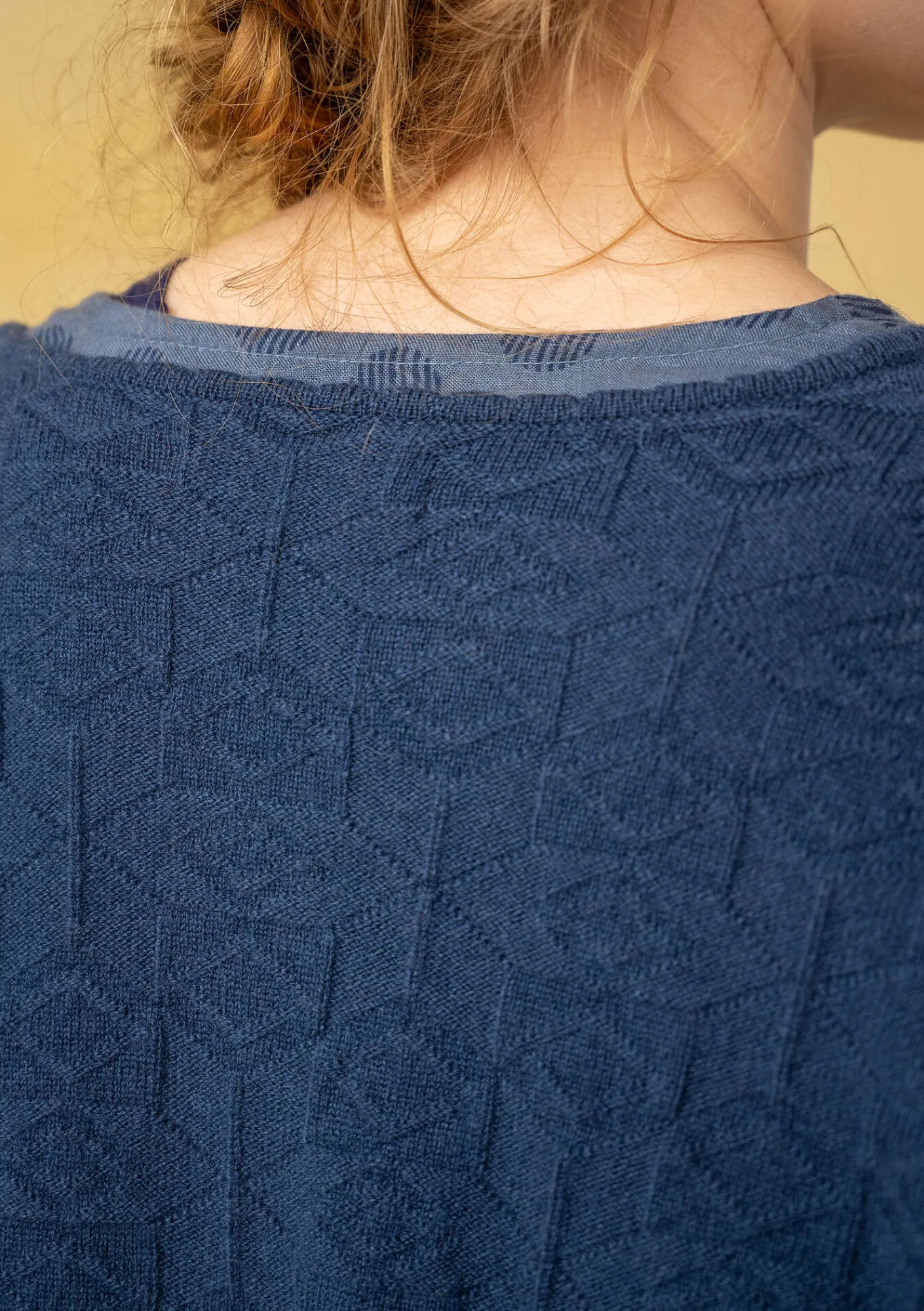 Gudrun Sjödén Strickjacken>Strickjacke „Nova“ aus Lammwolle Indigo