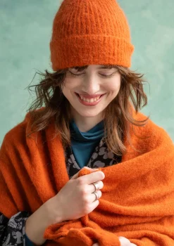 Gudrun Sjödén Accessoires|Schals Und Tücher>Strickschal aus Alpakagemisch Henna