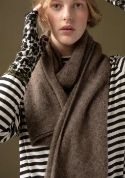 Gudrun Sjödén Accessoires|Schals Und Tücher>Strickschal aus Alpakagemisch Kartoffel-melange