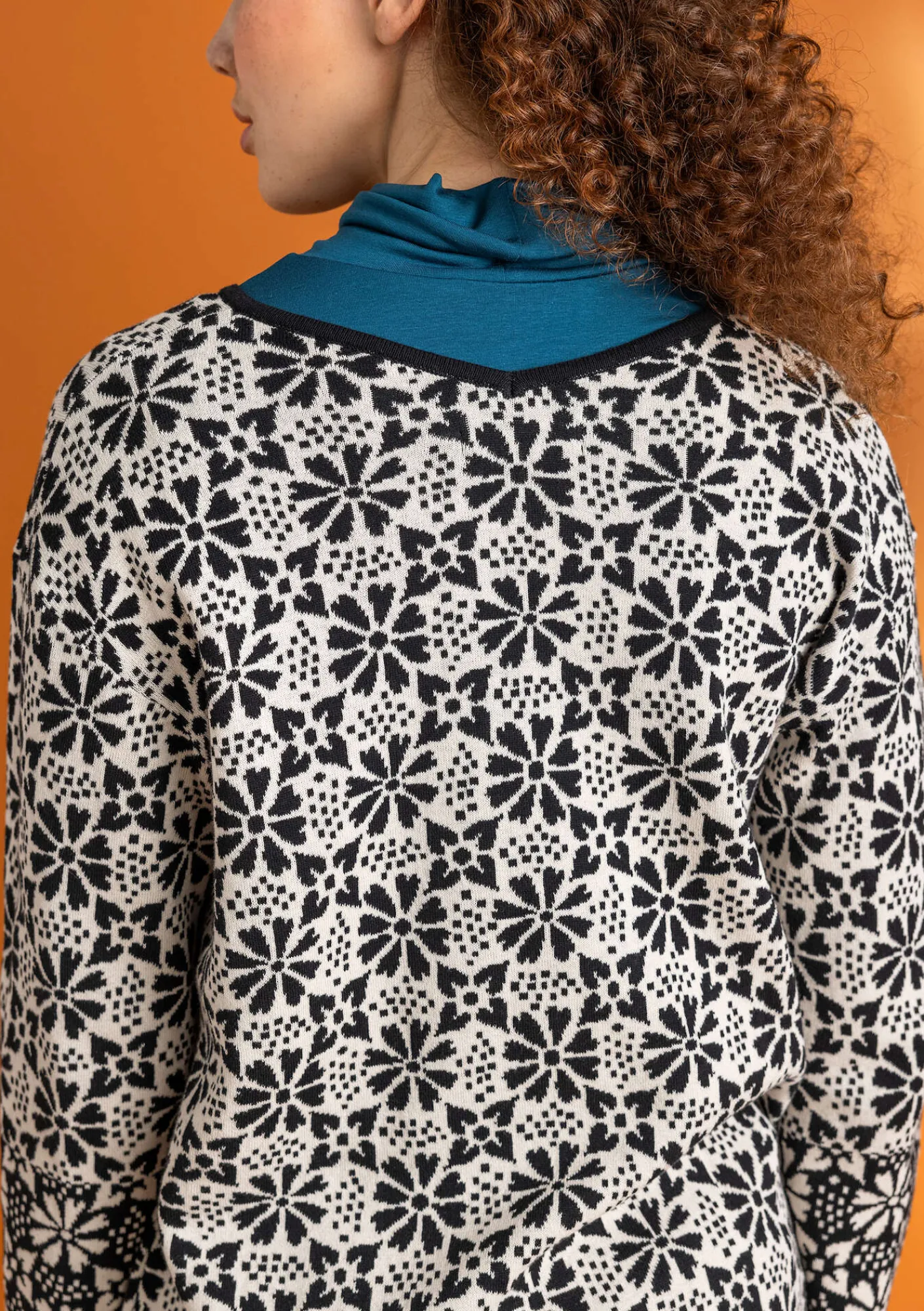 Gudrun Sjödén Tuniken>Stricktunika „Freja“ aus Bio-/Recycling-Baumwolle Feder