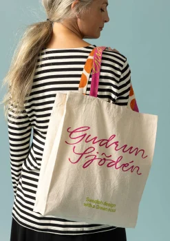 Gudrun Sjödén Taschen>Tasche aus Bio-Baumwolle Ungefärbt