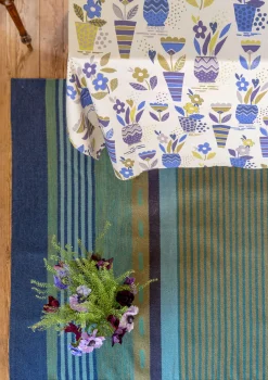 Gudrun Sjödén Teppiche|Heimtextilien>Teppich „Freja“ aus Wolle Hellflaschengrün