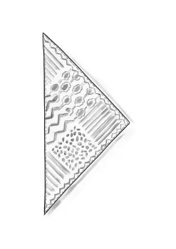 Gudrun Sjödén Schals Und Tücher>Tuch „Midgård“ aus Bio-Baumwolle Senf