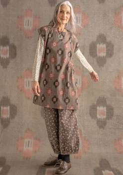 Gudrun Sjödén Tuniken>Tunika „Harda“ aus Baumwollgewebe Kartoffel